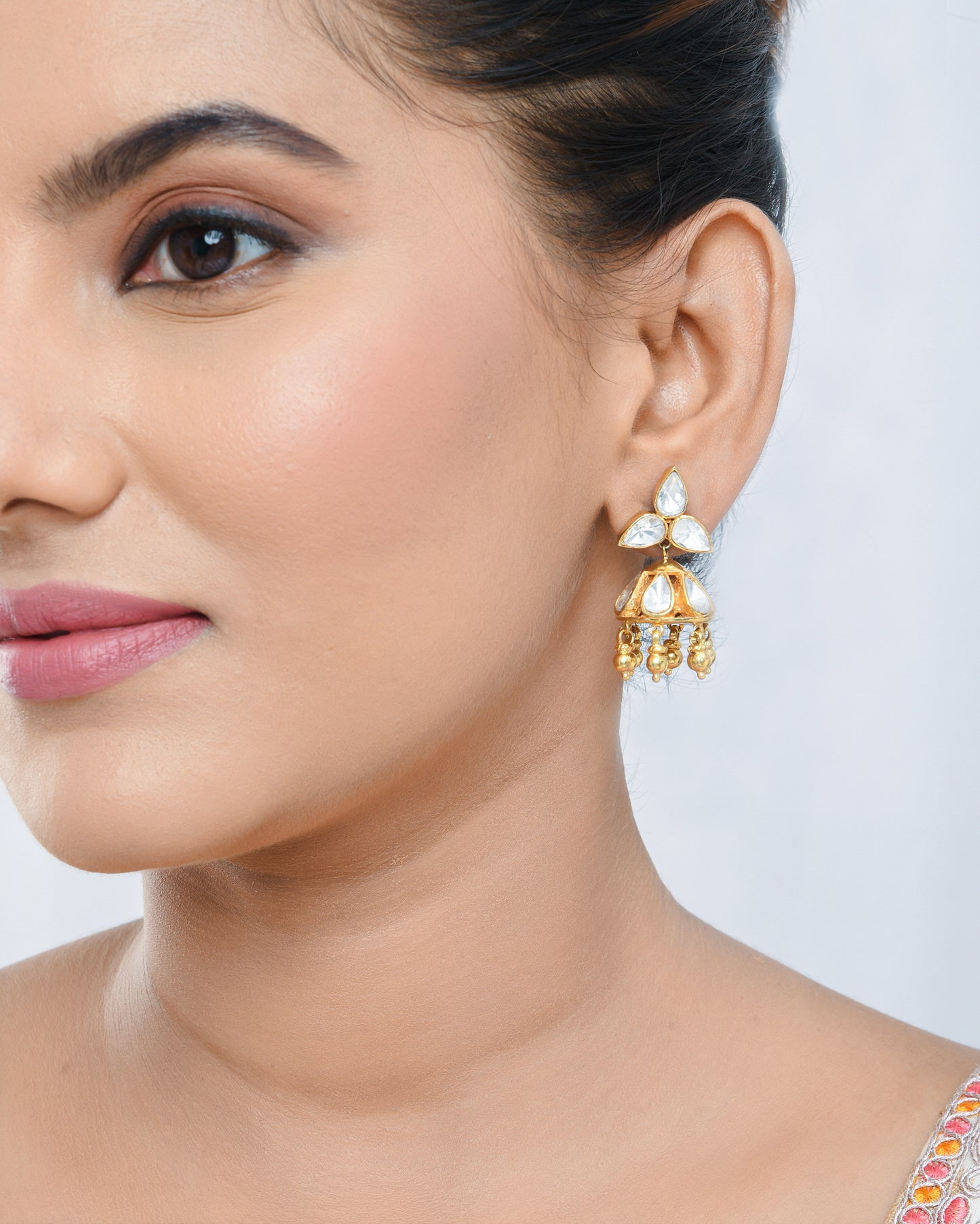 Polki grace jhumki - Yuvaminie