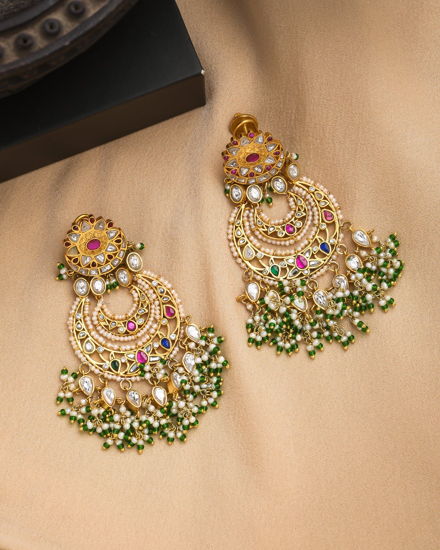 Vintage phooljaal earrings - Yuvaminie