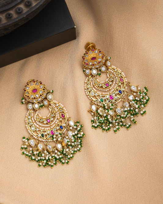 Vintage phooljaal earrings - Yuvaminie