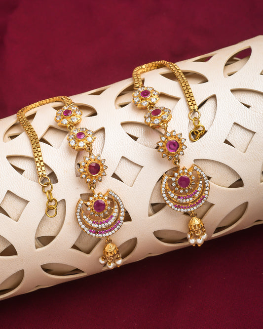 Royal rajputana earrings - Yuvaminie